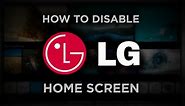 How To Change The Default LG TV Home Screen To Live TV