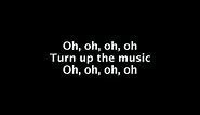Chris Brown - Turn Up The Music (Lyrics On Screen) [Fortune]