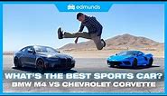 Chevrolet Corvette C8 vs. BMW M4 | Sports Car Comparison | Performance, Handling, Engine & More!