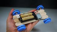 How to make very simple battery car - at home
