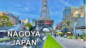 4K NAGOYA JAPAN - Nagoya TV Tower and Shopping Street Walking Tour | 名古屋の散歩2021