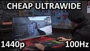 Cheap Korean Curved Ultrawide 100Hz Gaming Monitor