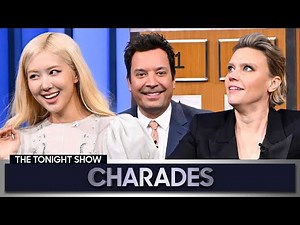 Charades with Kate McKinnon and ROSÉ | The Tonight Show Starring Jimmy Fallon