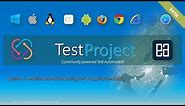 Running iOS mobile app test from Windows 10 using TestProject