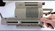 Mechanical calculator in action