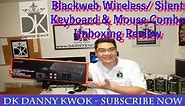 Blackweb Wireless/Silent Keyboard and Mouse Combo - unboxing Product Review