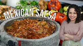 AUTHENTIC Red Mexican SALSA Recipe | Villa Cocina