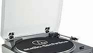 Audio-Technica AT-LP60 Fully Automatic Belt-Drive Stereo Turntable, Silver