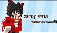 Slushy Meme | Minecraft Prisma3D Animation [ Template ]
