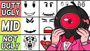 Ugly Roblox Face Tier List