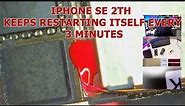 iPhone SE 2th Keeps Restarting itself Every 3 Minutes ايفون اعادة تشغيل كل 3 دقايق