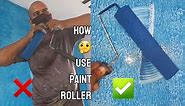 How to Create A texture design 🤔use paint roller #texturewall paint