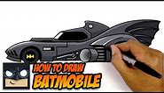 How To Draw The Batmobile | Step By Step Tutorial