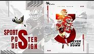 Sports Poster Design | NFL 2021 | Photoshop editing in GIMP | Codingcreator