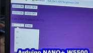 Arduino NANO W5500 Ethernet Module | Arduino NANO W5500 Web Server | Ethernet with Arduino NANO