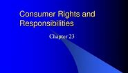 PPT - Consumer Rights and Responsibilities PowerPoint Presentation, free download - ID:9406959