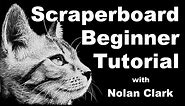 how to scratchboard - scratchboard drawing tutorial - scraperboard lesson