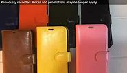 iPhone 11 leather wallet case! Elegant look!