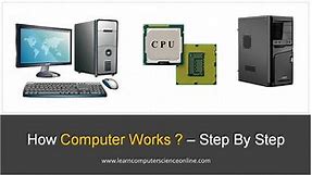 How Computer Works ? | Learn Introduction To Computer Working