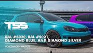 RAL #5020, RAL #5021, DIAMOND BLUE, AND DIAMOND SILVER | AUTOFLEX COATINGS | VOLKSWAGEN MK6 GTI