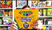 120 Colored Pencils Color Order! Sort All the 120 Crayola Colored Pencils