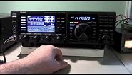 Yaesu FTdx3000 unboxing and 1ST POWER-ON