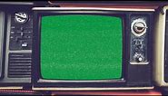 Old Retro TV Green Screen | 4K | Vintage | Global Kreators