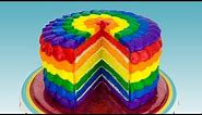 Rainbow Cake: How to Make a Rainbow Cake by Cookies Cupcakes and Cardio