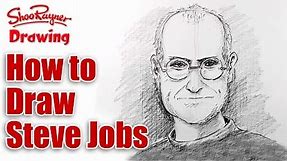 How to Draw Steve Jobs in Pencil