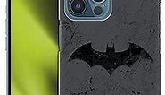 Head Case Designs Officially Licensed Batman DC Comics Logo Distressed Hush Hard Back Case Compatible with Apple iPhone 13 Pro Max