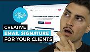 How to design email signatures for clients