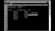 Visicalc 1.3 - 1980 - Apple II