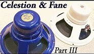Celestion & Fane AlNiCo Speakers Part III: The Blue & A60 Compared (AKA. "Best Of British")