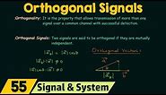 Orthogonal Signals