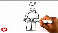 How to Draw Lego Batman - Step by Step for Beginners