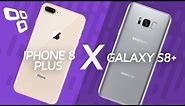 iPhone 8 Plus vs. Galaxy S8+ - Comparativo - Tecmundo