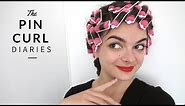 The Vintage Brush Out From Hell (Rollers #1) | The Pin Curl Diaries #3