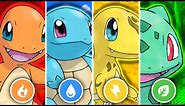 What if Every Pokemon Region had FOUR Starters? - Gen 1-4