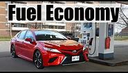 2022 Toyota Camry - Fuel Economy MPG Review + Fill Up Costs