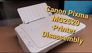Taking Apart Canon Pixma MG2520 Printer to Clean or Repair