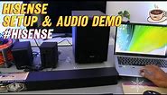 HISENSE Soundbar Setup with Laptop and Audio Demonstration!!