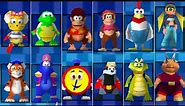 Diddy Kong Racing DS // All Playable Characters
