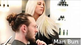 Man Bun - How to make the Famous Celebrity Top Knot - Men's Long Hair