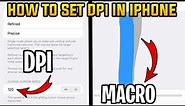 How to set DPI + MACRO in iPhone📱(iPHONE 6,6s,7,8+,X,XR,11,12,13) EASY AND FAST SETTINGS