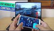 How to use your Mobile phone as a controller for Laptop/pc | Control pc games with mobile latest