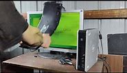 Angry Office Man Smashes Slow 2000's HP Computer