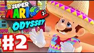 Super Mario Odyssey - Gameplay Walkthrough Part 2 - Sand Kingdom! Tostarena! (Nintendo Switch)