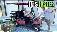 RoyPow Lithium Battery CONVERSION and First Drive on ICON i40 Golf Cart