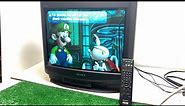 Sony Trinitron KV-20S20 1996 20 inch CRT Curved TV Overview Retro Gaming Calibration GAMECUBE