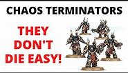Chaos Terminators Review - The STRONGEST Chaos Elites in the Codex?